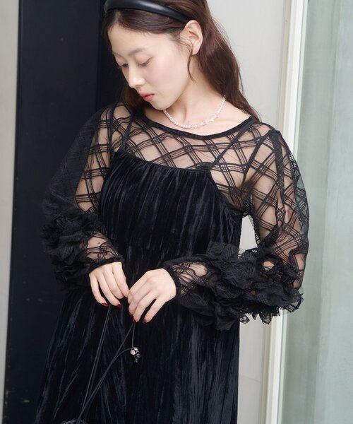 Kastane（カスタネ） ワンピース 「結婚式/オケージョン/2サイズ展開