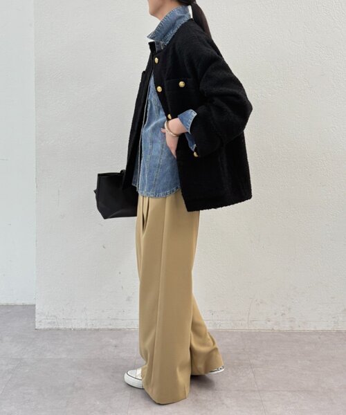 Loungedress（ラウンジドレス） ジャケット ノーカラージャケット