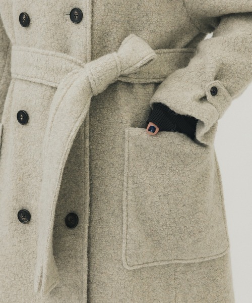 IHNN（イン） コート アウター 「IHNN/(イン)」BOA HIGH NECK COAT