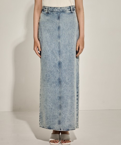 CLANE（クラネ） デニムスカート 「CLANE/クラネ」CIRCLE CUT LAYERED