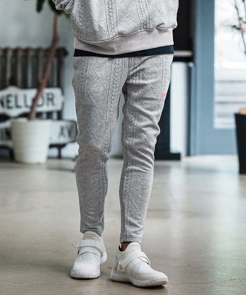 felkod（フィルコッド） パンツ mp14090-Cable Knit Jersey Pants