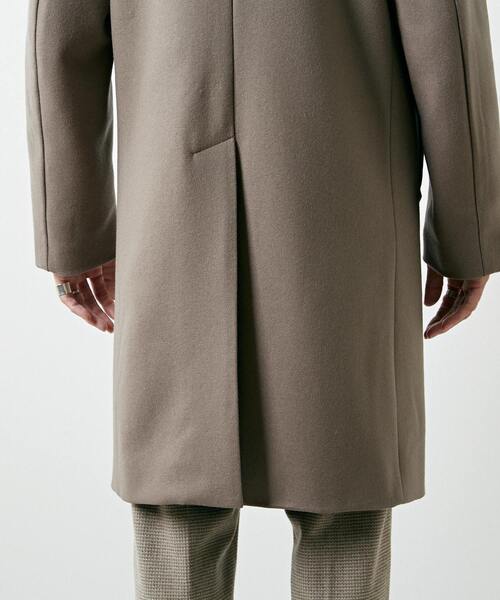 MEN'S MELROSE コート ジャケット SUPER110'S メルトンスタンドカラー