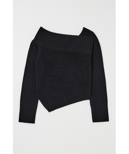 MOUSSY（マウジー） ニット セーター 「新色登場」ASYMMETRY トップス