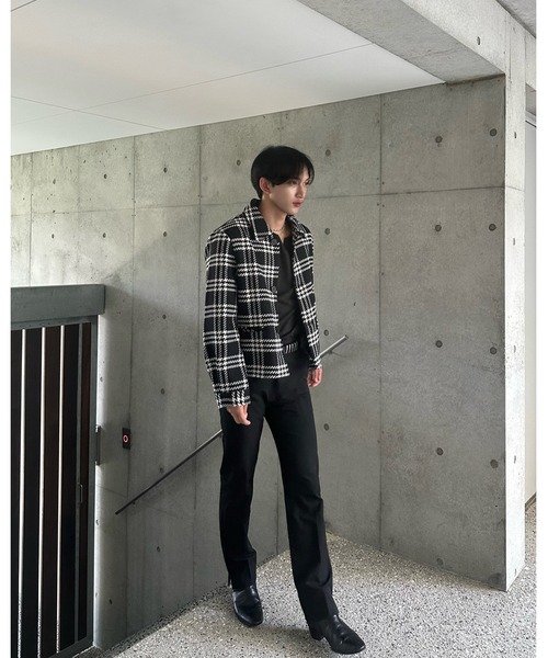 Otte ジャケット テーラードジャケット ハウンドチェックジャケット