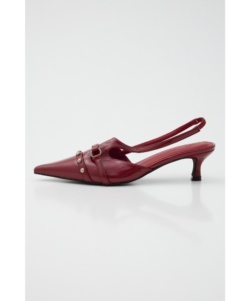 LAGUA GEM（ラグアジェム） パンプス CRUSH ENAMEL ミュール