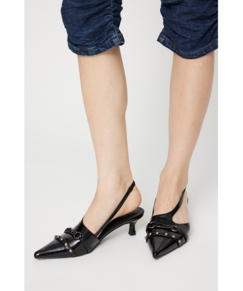 LAGUA GEM（ラグアジェム） パンプス CRUSH ENAMEL ミュール