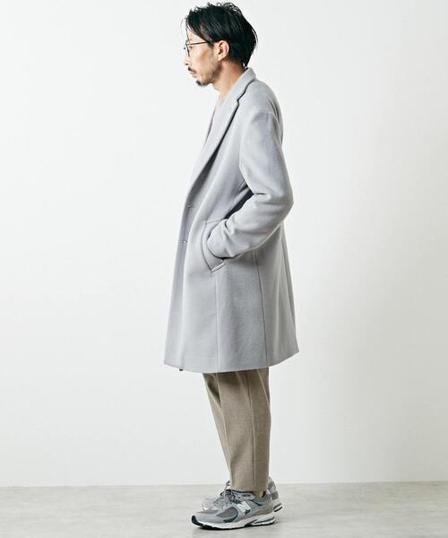 MEN'S MELROSE チェスターコート コート SUPER110'S ビーバー