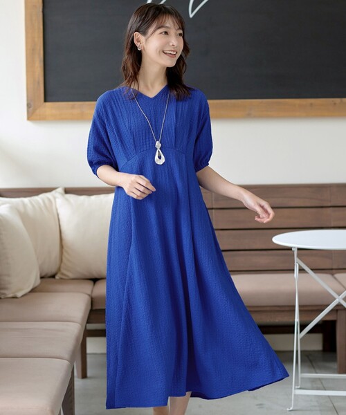 Tiaclasse ワンピース ワッフルVネックワンピース : ZOZOTOWN Yahoo!店