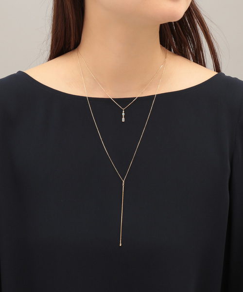 agete（アガット） ネックレス K10チェーンネックレス レディース