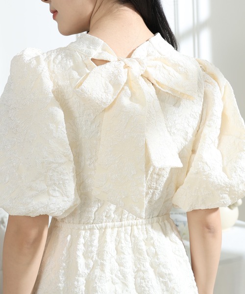 Lace Ladies（レースレディース） ワンピース フラワー ジャガード