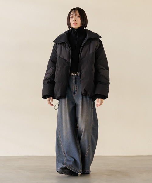 Anui（アニュイ） ニット セーター 「UNISEX/2サイズ展開」バイカラー