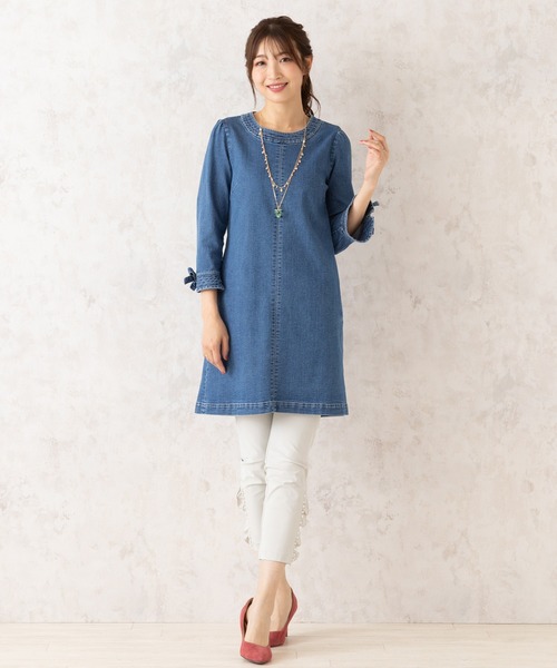 Rose Tiara（ローズティアラ） チュニック デニムチュニック