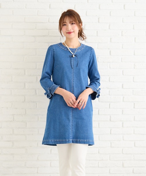 Rose Tiara（ローズティアラ） チュニック デニムチュニック
