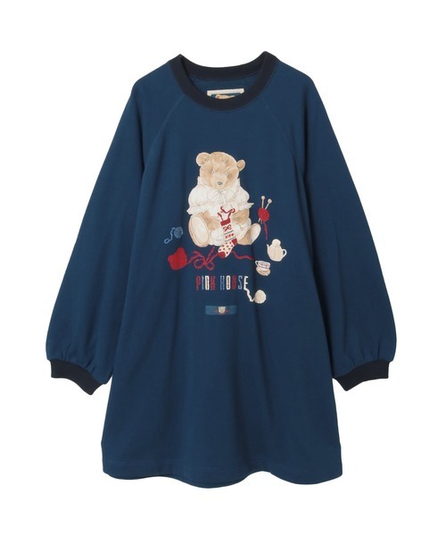 PINK HOUSE（ピンクハウス） トレーナー スウェット 三つ子のくまの冬