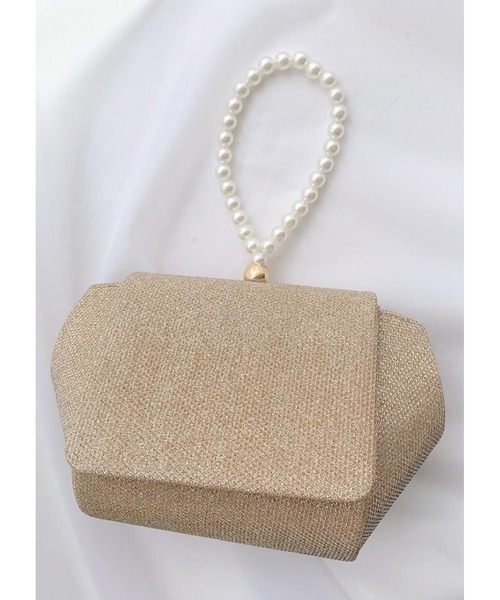 Dorry Doll（ドリードール） ハンドバッグ パールハンドルグリッター