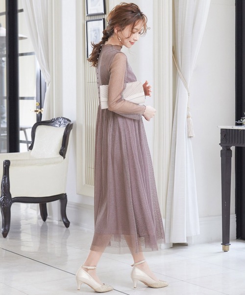 niana（ニアナ） ドレス ラメチュールメロウワンピースドレス