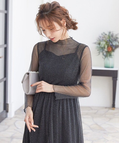 niana（ニアナ） ドレス ラメチュールメロウワンピースドレス