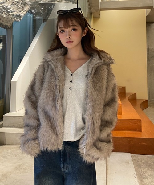 Ray Cassin（レイカズン） ブルゾン アウター ダブルジップファー