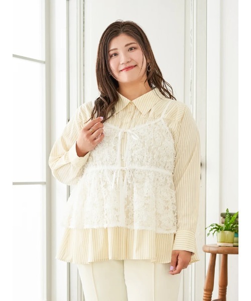 ReーJ＆SUPURE（リジェイ＆スプル） キャミソール 「大きいサイズ