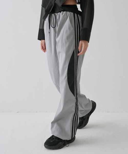 Uenui パンツ ユニーク ナイロン トラックパンツ レディース