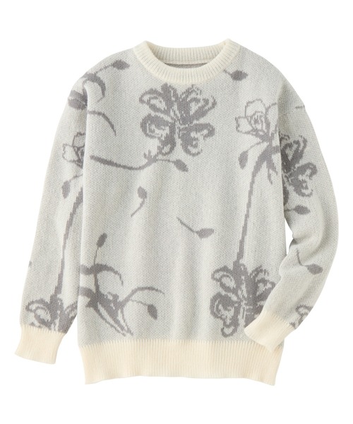 Viola e Viola（ヴィオラ エ ヴィオラ） ニット セーター フラワー