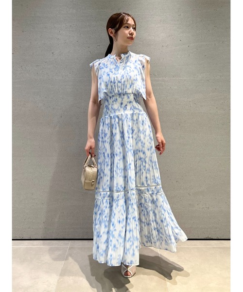 SNIDEL（スナイデル） ワンピース Sustainableヘアラインフラワー