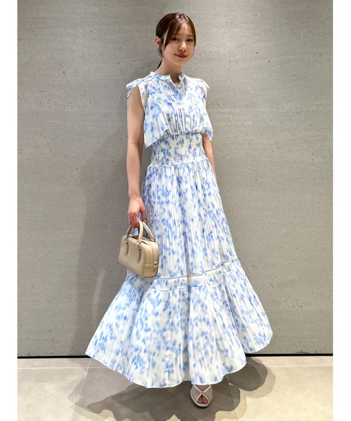 SNIDEL（スナイデル） ワンピース Sustainableヘアラインフラワー