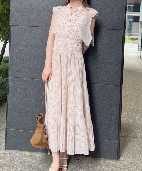 SNIDEL（スナイデル） ワンピース Sustainableヘアラインフラワー