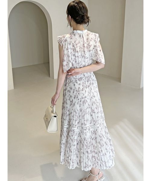 SNIDEL（スナイデル） ワンピース Sustainableヘアラインフラワー