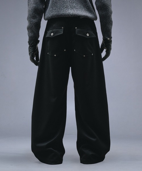 ANDER HUNK パンツ Wool Blend Gabardine Slacks / ウールブレンド