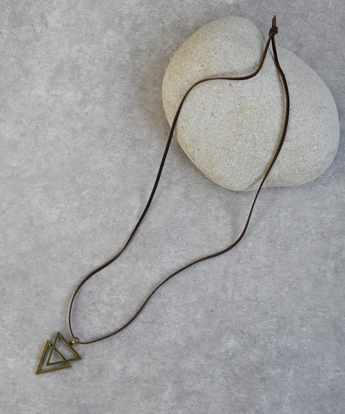 MUTURA ネックレス レザーネックレス メンズ レディース : ZOZOTOWN