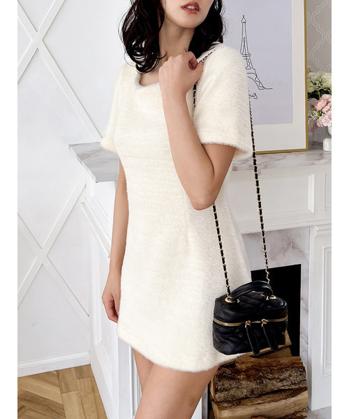 MIIA（ミーア） ワンピース ふわふわミニワンピース : ZOZOTOWN Yahoo