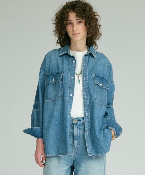 Johnbull（ジョンブル） ブラウス シャツ 7.5オンスハードワーカー