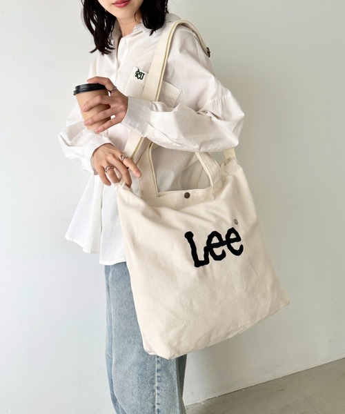 Lee（リー） トートバッグ BIG 2WAY トートバッグ/ロゴ刺繍/A3収納