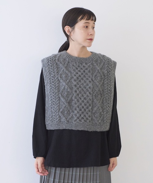 yuni ニット セーター ネパールハンドニット ベスト レディース