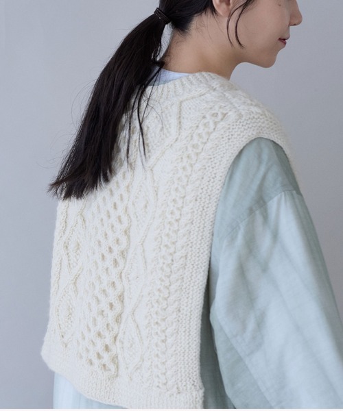 yuni ニット セーター ネパールハンドニット ベスト レディース