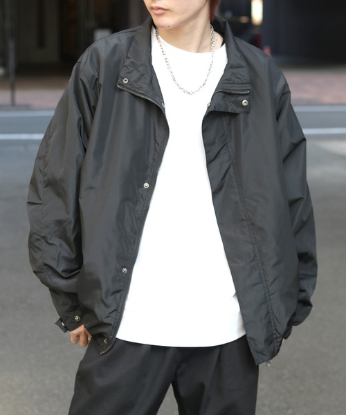 ブルゾン アウター 撥水 軽量 スタンドネックブルゾン/ビッグ