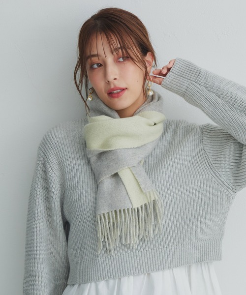 macocca（マコッカ） マフラー ストール 内モンゴル産 カシミヤ100