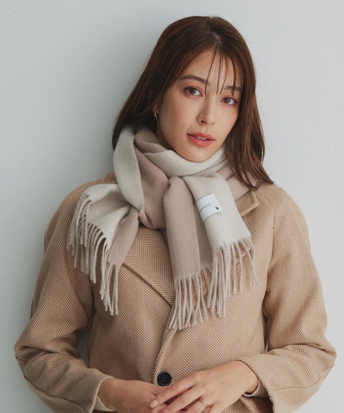 macocca（マコッカ） マフラー ストール 内モンゴル産 カシミヤ100
