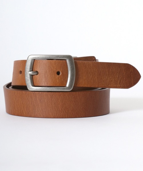Lee（リー） ベルト Leather Narrow Belt/30mm 牛革 ラウンドスクエア