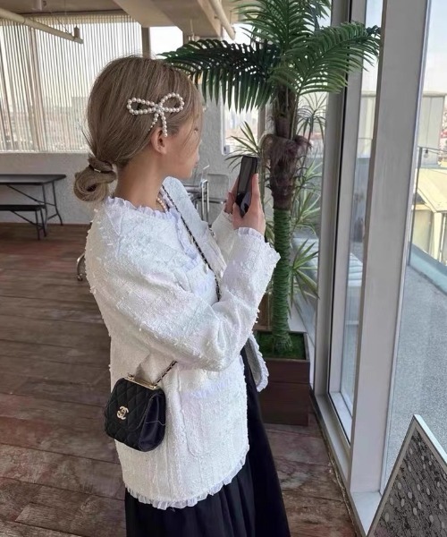 ヘアゴム パールリボンアクセサリー : ZOZOTOWN Yahoo!店 - 通販