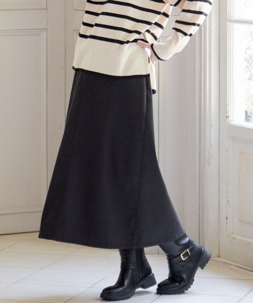 ikka（イッカ） スカート ボンディングロングスカート : ZOZOTOWN