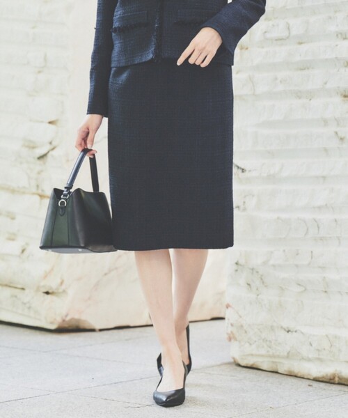 UNTITLED（アンタイトル） スカート 「入卒／セレモニー／通勤」ラメ