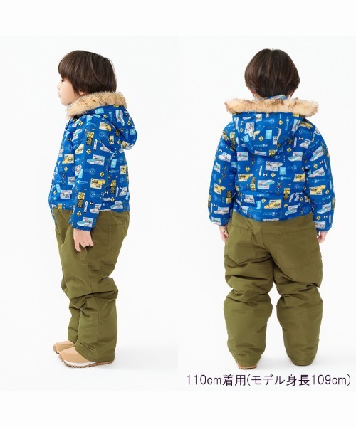 Jolly Jury カバーオール アウター JR新幹線電車柄スノーコンビ キッズ