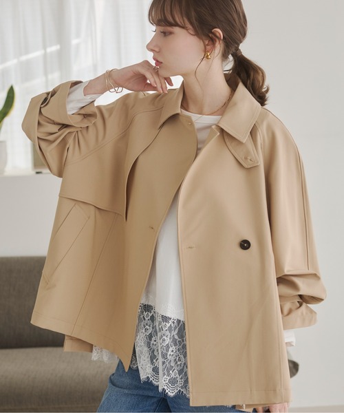 COACH（コーチ） トレンチコート S ベージュ レディース : ZOZOTOWN