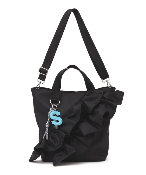 SHIPS（シップス） トートバッグ 「WEB限定」チャーム 付き フリル