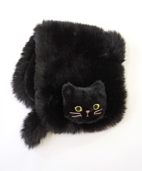 トートバッグ WOVEN (ウーヴン) / エコファー ねこフラップカバー