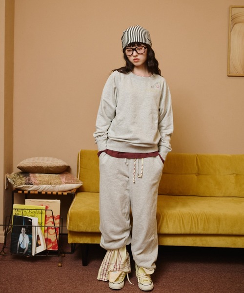 common gull products. スウェットパンツ ジャージ 「種まき」針と糸