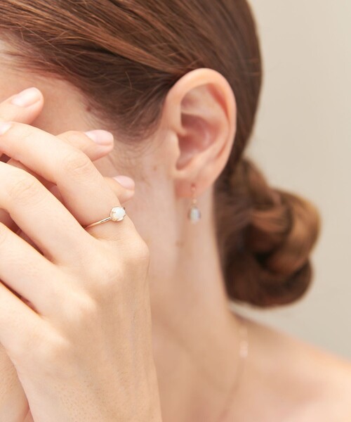 ete（エテ） 指輪 リング K10MPG オパール リング レディース