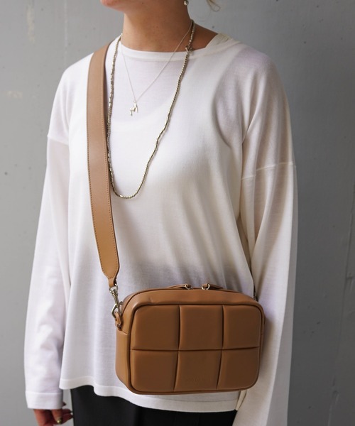 ADD CULUMN（アドカラム） ショルダーバッグ バッグ PUFF-CROSS BODY